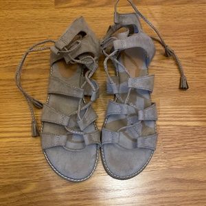 Target Tan/Beige Strappy Sandals
